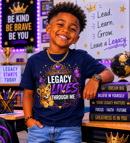 Legacy Lives Through Me 👑 | Father & Daughter Matching Set