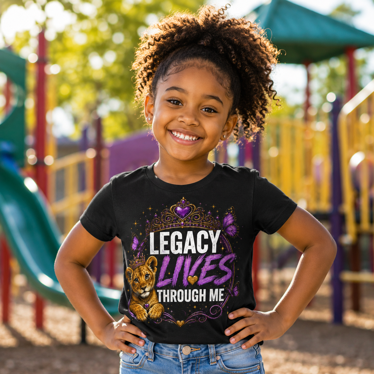 Legacy Lives Through Me ๐ | Father & Daughter Matching Set