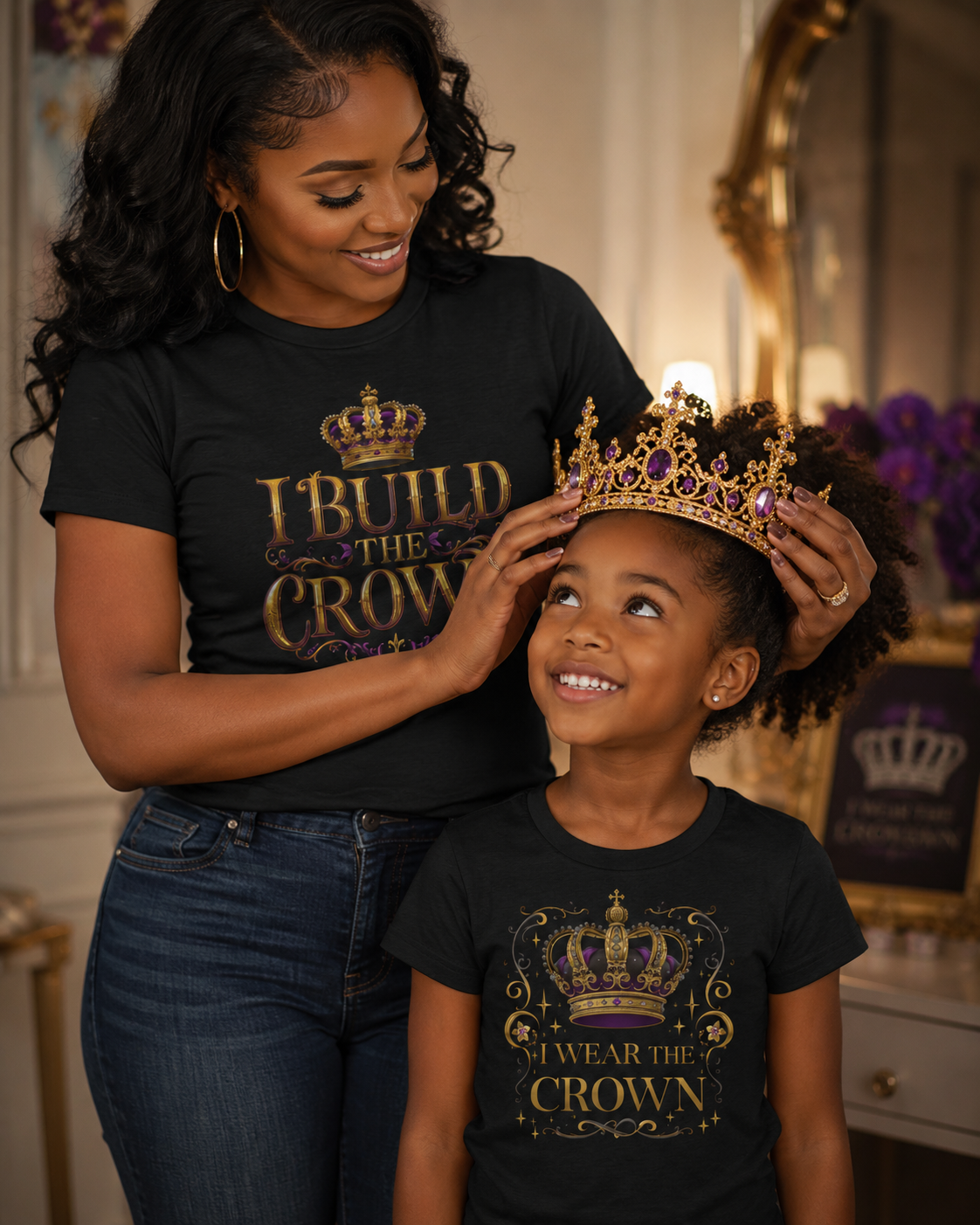 I Build The Crown 👑 | Mother & Daughter Matching Set