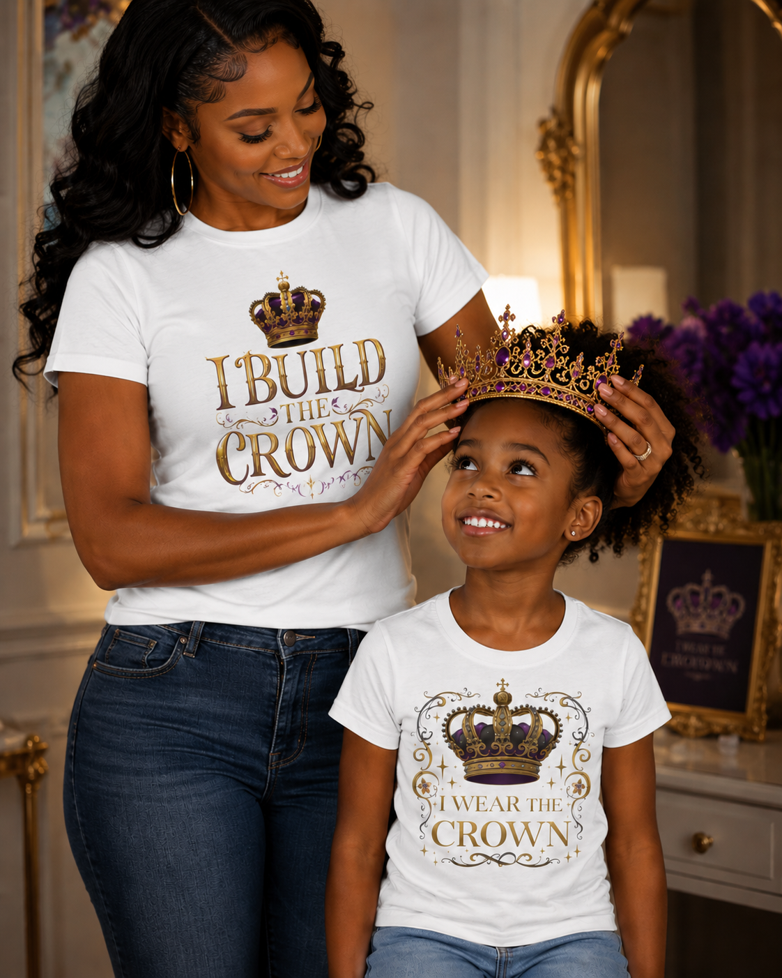 I Build The Crown 👑 | Mother & Daughter Matching Set