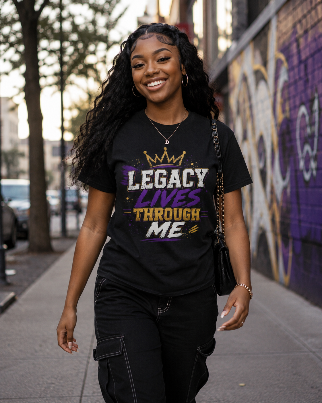 Legacy Lives Through Me Graphic T-Shirt