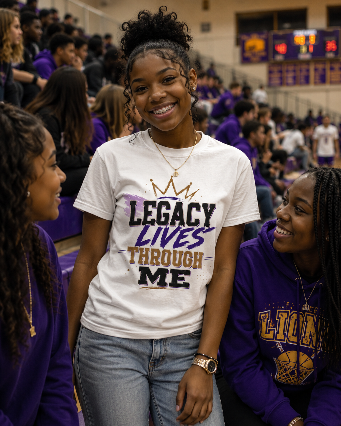 Legacy Lives Through Me Graphic T-Shirt