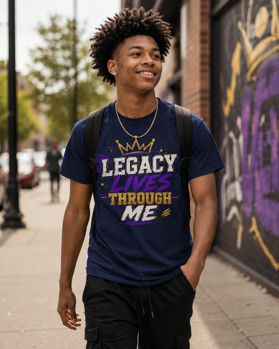 Legacy Lives Through Me Graphic T-Shirt
