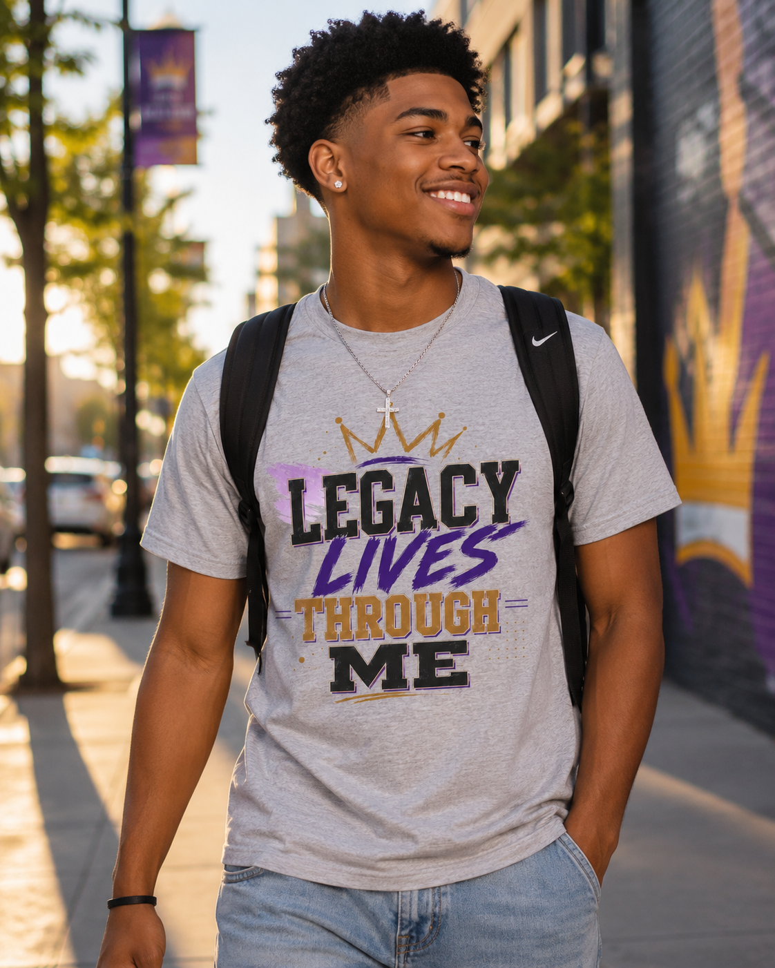 Legacy Lives Through Me Graphic T-Shirt