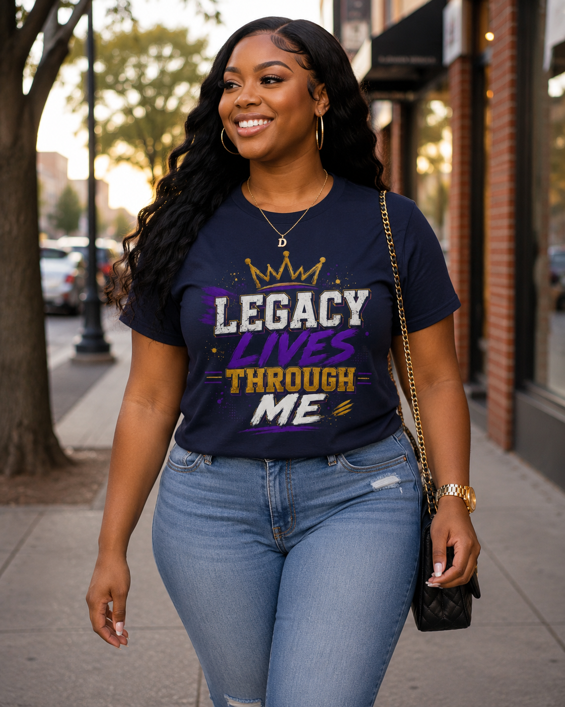 Legacy Lives Through Me Graphic T-Shirt