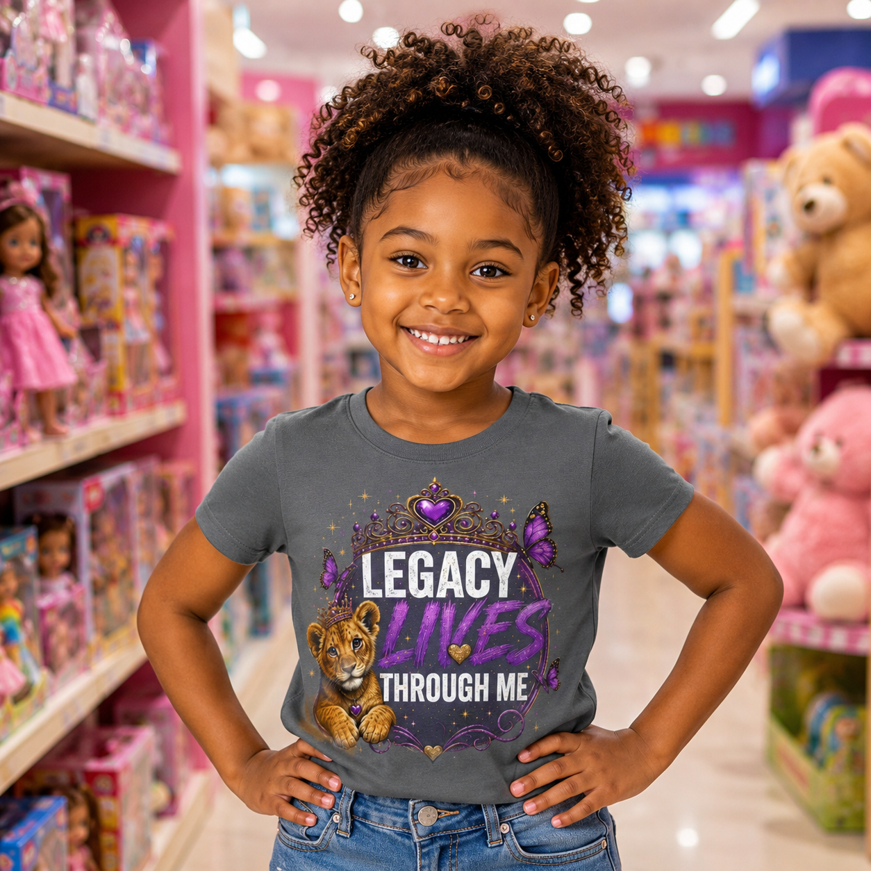 Legacy Lives Through Me 👑 | Father & Daughter Matching Set